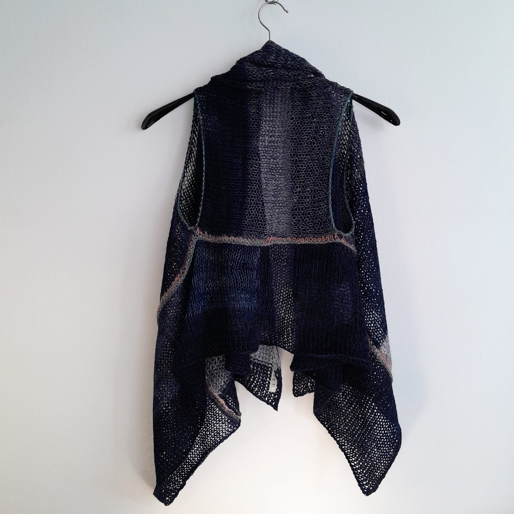 Convertible Gilet - Blue & black